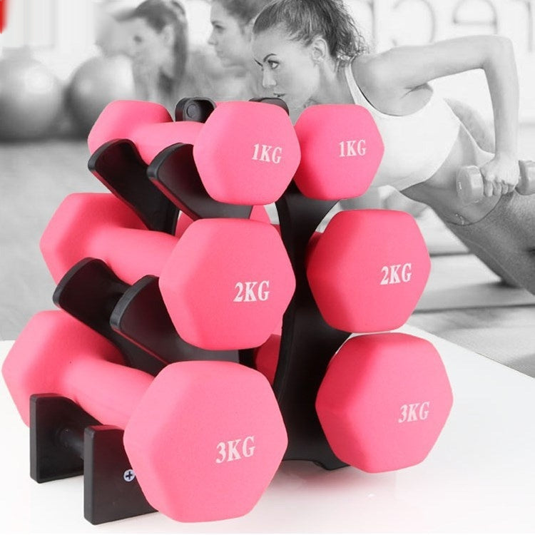 Fitness Dumbbell With Rack Holder Put Home Dumbbell Rack - Abdul