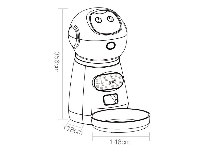 Automatic pet feeder - Abdul