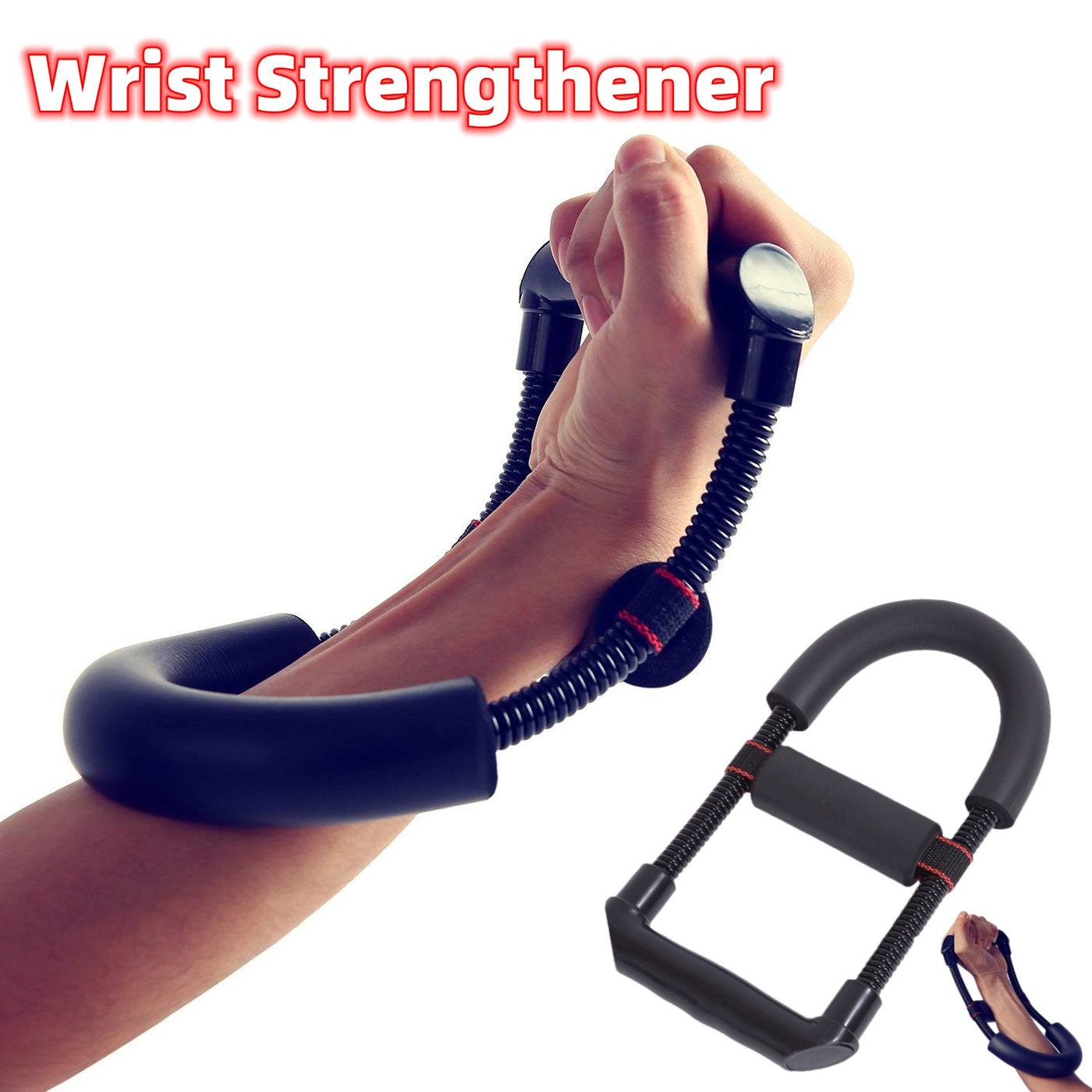 Grip Power Wrist Forearm Hand Grip Arm Trainer Adjustable Forearm Hand Wrist Exercises Force Trainer Power Strengthener Grip Fitness - Abdul