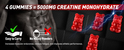 Creatine Soft Candy - 60 Tablets (110g)