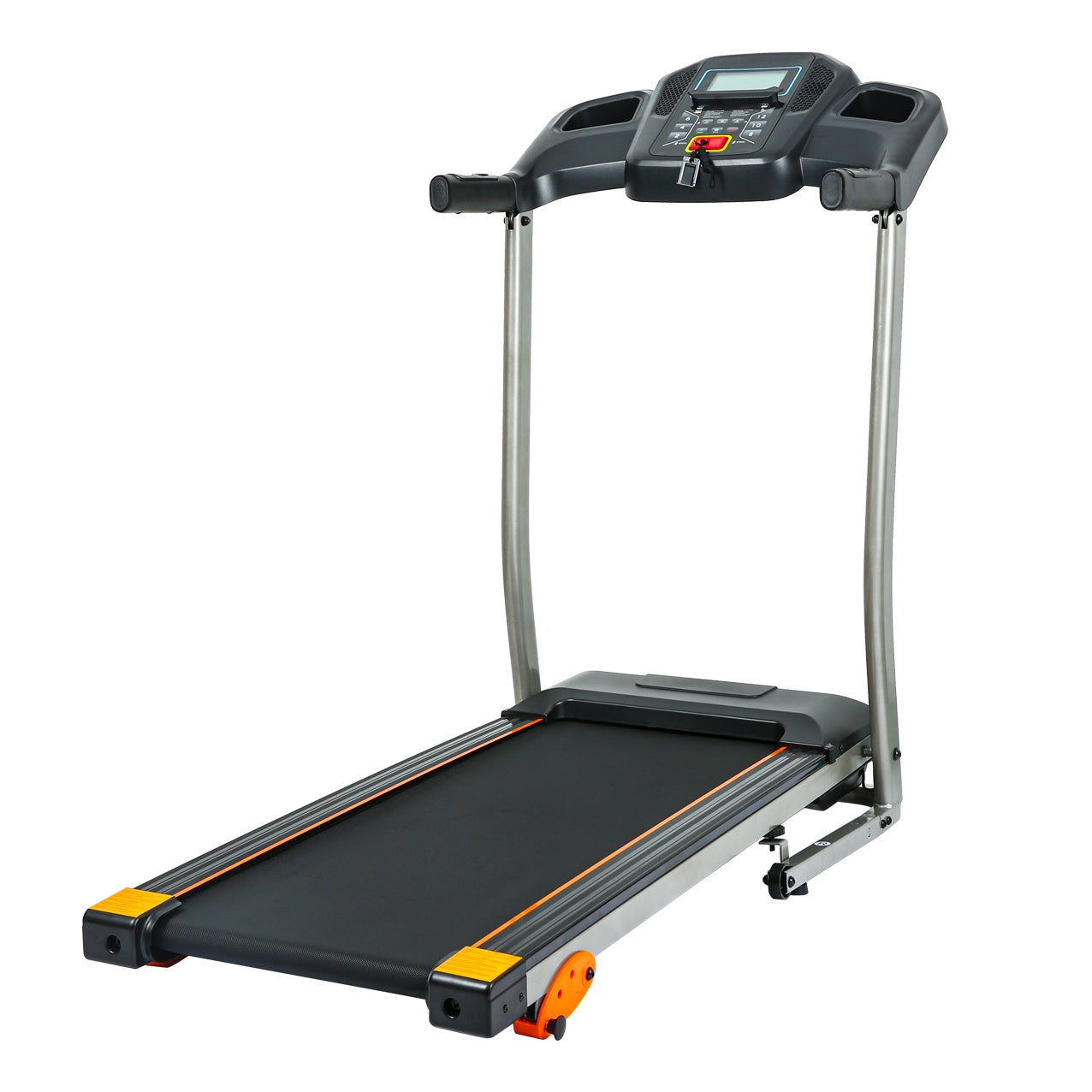 Folding Treadmill Fitness Equipment With LCD Walking Running Cardio Exercise Machine - Abdul