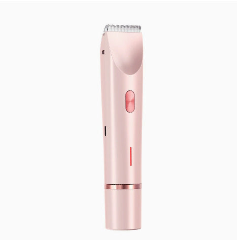 2 In 1 Hair Removal Epilator USB Rechargeable Trimmer Women Body Razor Face Leg Armpit Bikini Hand Pubic Shaver Hair Remover - Abdul