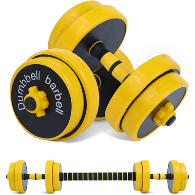 Adjustable Dumbbell Barbell Weight Pair, Free Weight, Multifunction, Home - Abdul