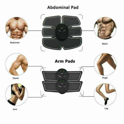 Electric Muscle Toner Machine ABS Toning Belt Simulation Fat Burner Belly Shaper - Abdul