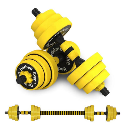 Adjustable Dumbbell Barbell Weight Pair, Free Weight, Multifunction, Home - Abdul