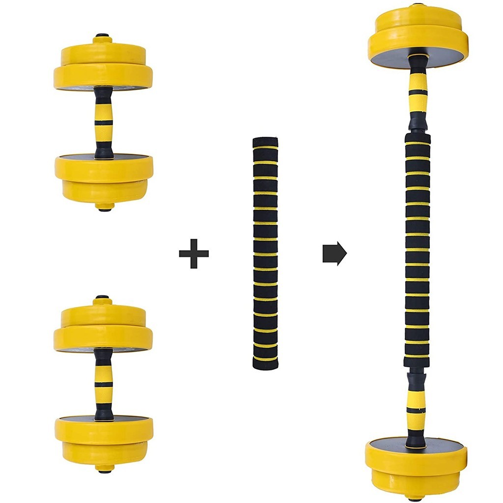 Adjustable Dumbbell Barbell Weight Pair, Free Weight, Multifunction, Home - Abdul